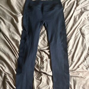 SHEIN Black Mesh Panel Leggings